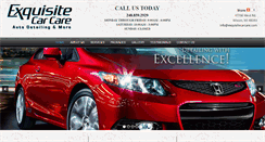 Desktop Screenshot of exquisitecarcare.com