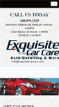 Mobile Screenshot of exquisitecarcare.com
